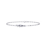 Twin Dolphins Sterling Silver Anklet TBG374