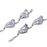 Sea Lion Sterling Silver Link Bracelet TBG440