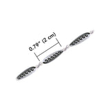 Surf Sterling Silver Link Bracelet TBL001 - Bracelets