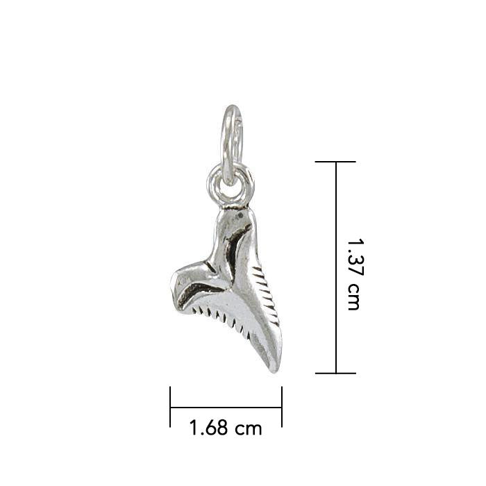 Shark Tooth Sterling Silver Charm TC491