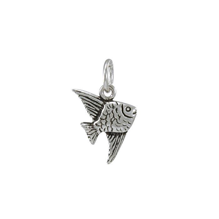 Angelfish Sterling Silver Charm TC495 - Charms