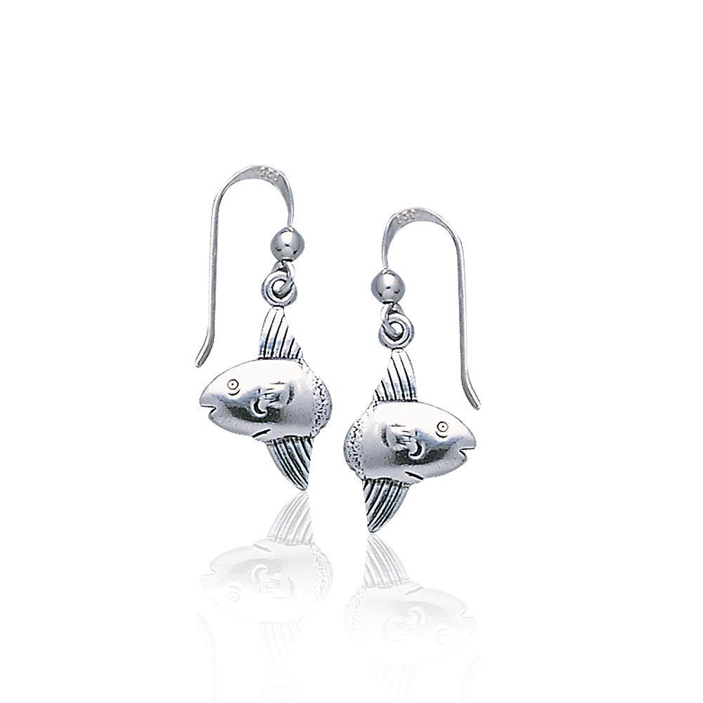 Sunfish Sterling Silver Hook Earring TE2189 - Earrings