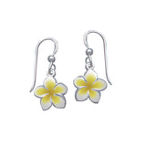 Plumeria - Hawaii National Flower Silver Earrings TE2564-E