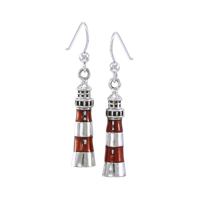 Adriatic Lighthouse Sterling Silver Hook Earring TE2830 - Earrings