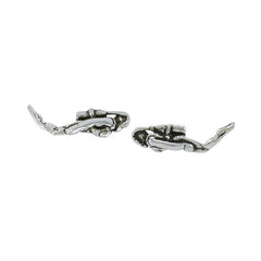 Diver Sterling Silver Post Earring TE306 - Earrings