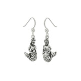 Mermaid Sterling Silver Hook Earring TE969 - Earrings