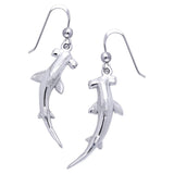 Hammerhead Shark Sterling Silver Earrings TER1117 - Earrings
