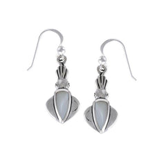 Squid Sterling Silver Hook Earring TER1323 - Earrings