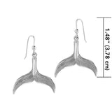 Mermaid Tail Sterling Silver Earrings TER1701 - Earrings