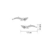 Whale Sterling Silver Post Earring TER2008