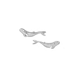 Whale Sterling Silver Post Earring TER2012