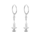 Hammerhead Sterling Silver Hook Earring TER2019