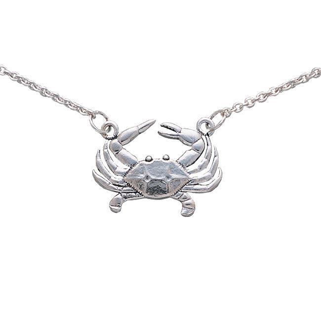 Blue Crab Necklace TN021 - DiveSilver Jewelry