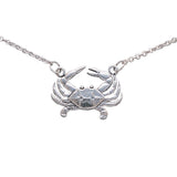 Blue Crab Necklace TN021
