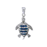 Sea Turtle Sterling Silver Pendant TP1079 - Pendants