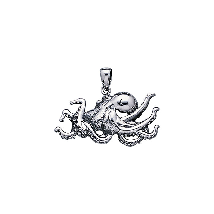 Octopuses Sterling Silver Pendant TP1547 - Pendants