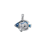 Raccon Butterfly Fish Sterling Silver Pendant TP1589 - Pendants