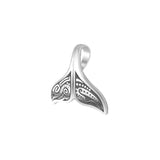 Aboriginal Inspired Sterling Silver Whale Tail Pendant TP2327 - Pendant