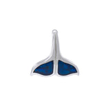 Whale Tail Sterling Silver Pendant TP2333 - Pendants