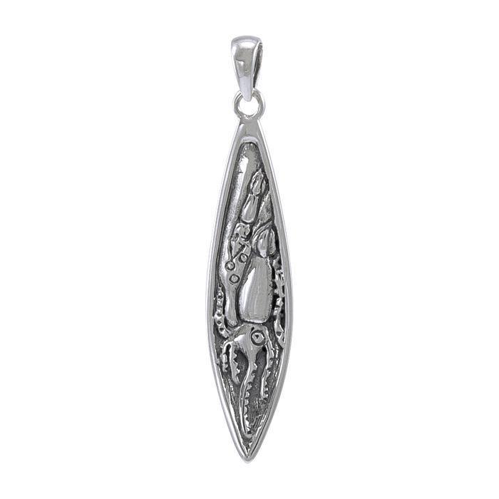 Surf Sterling Silver Pendant TP2939 - Pendants