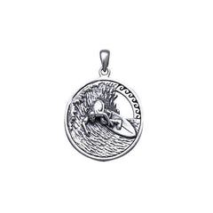 Surf's Up Sterling Silver Pendant TP2942 - Pendants