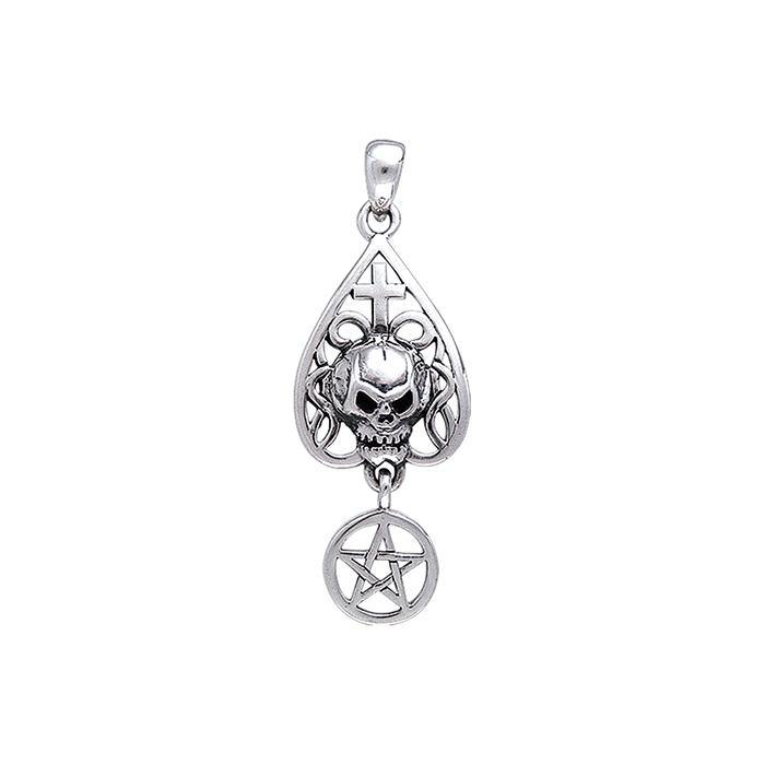 Skull With Sterling Silver Pendant TP3219 - Pendants