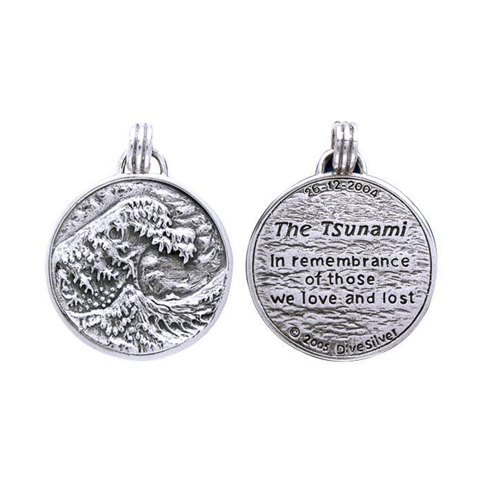 The Tsunami Commemorative Sterling Silver Pendant TP3437 - Pendants