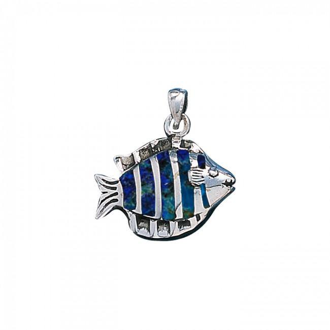 Tropical Reef Fish Sterling Silver Pendant TP970 - Pendants