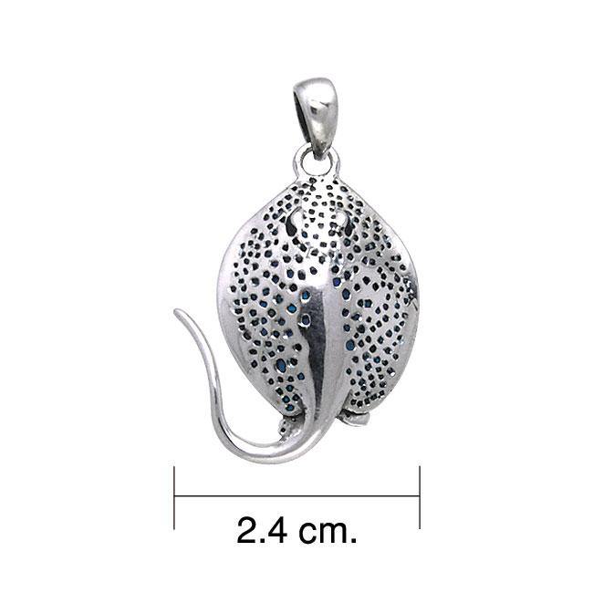 Japanese Electric Ray Sterling Silver Pendant TPD047 - Pendants
