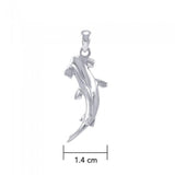 Hammerhead Shark Sterling Silver Pendant TPD3406