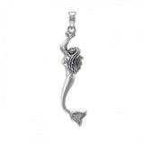 Mermaid Dancing Sterling Silver Pendant TPD3626 - Pendants