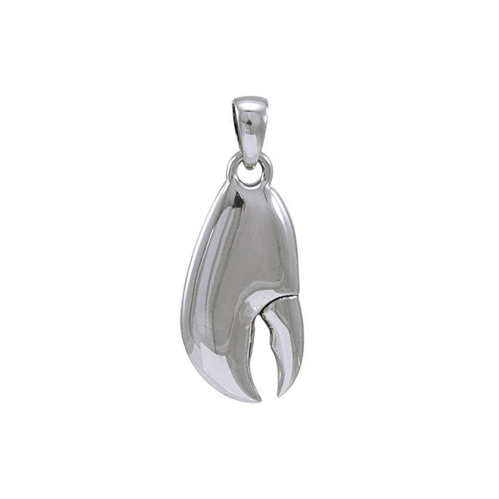 Lobster Claw Sterling Silver Pendant TPD4408 - Pendants