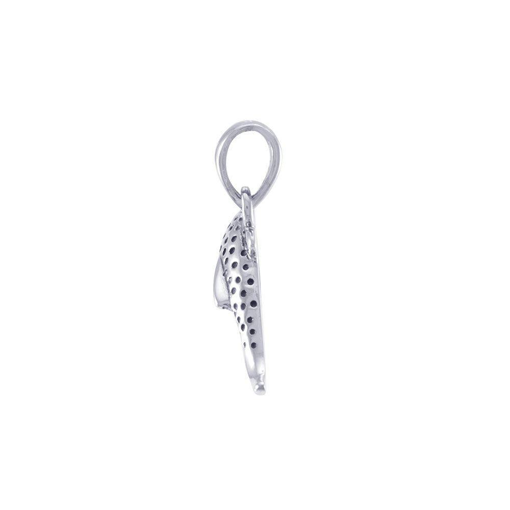 Small Whale Shark  Sterling Silver Pendant TPD4858 - Pendants