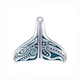 Whale Tail Aboriginal Sterling Silver Pendant (Large Version) TPD4877