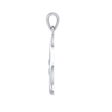Sterling Silver Wrapping Whale Tail Pendant TPD5174 - Pendant