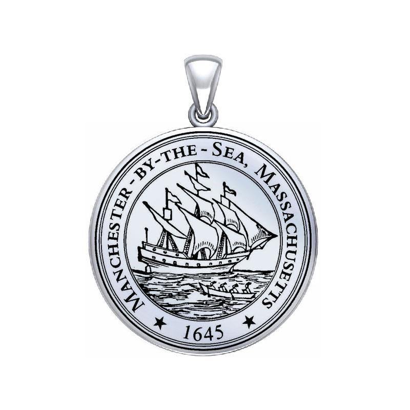 Manchester By The Sea Sterling Silver Pendant Large Version TPD5526 - Pendant