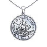 Manchester By The Sea Sterling Silver Pendant Large Version TPD5526 - Pendant