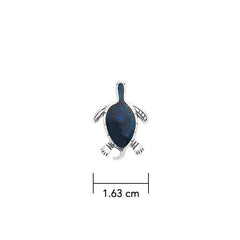 Sea Turtle Sterling Silver Pendant TPD829 - DiveSilver Jewelry