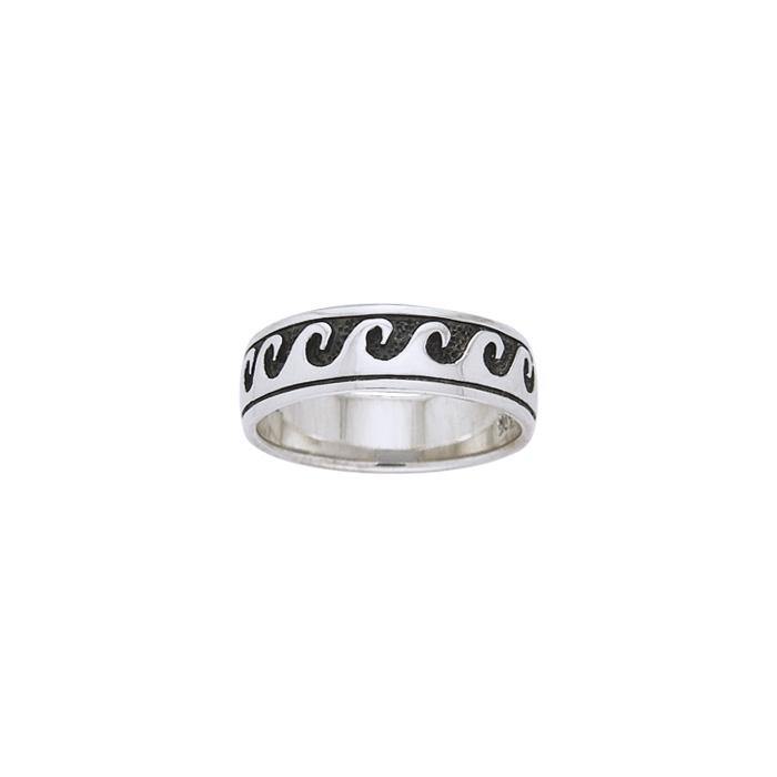 The Perfect Waves Sterling Silver Ring TR035 - Rings