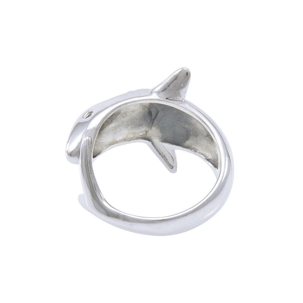 Solid 925 Sterling Silver Shark Men's Ring - Bold Metal Jewelry Made In Turkey With Gift Box