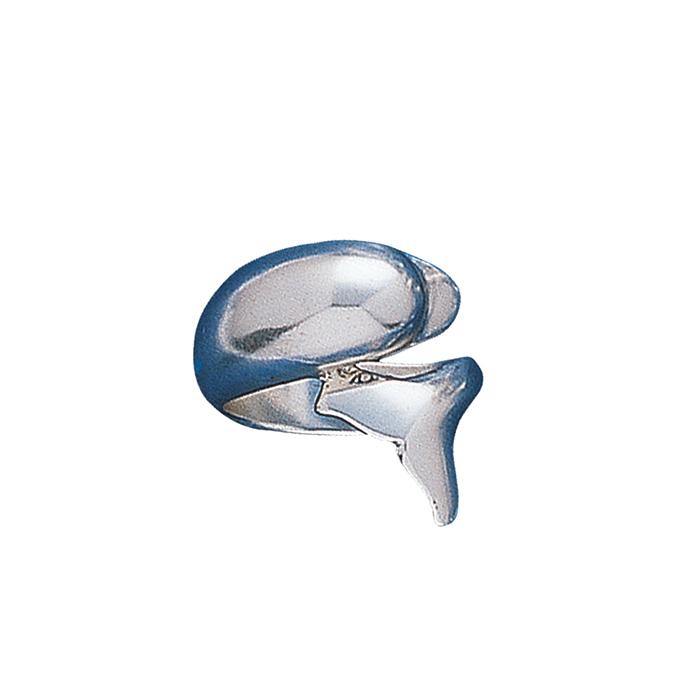 Inlaid Paua Shell Dolphin ring Sterling Silver Ring TR1566 - Rings