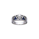 The Revenge Skull T Sterling Silver Ring TR3661 - Rings