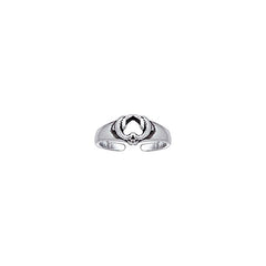 Kissing Dolphins Sterling Silver Toe Ring TR3717 - Toe Rings