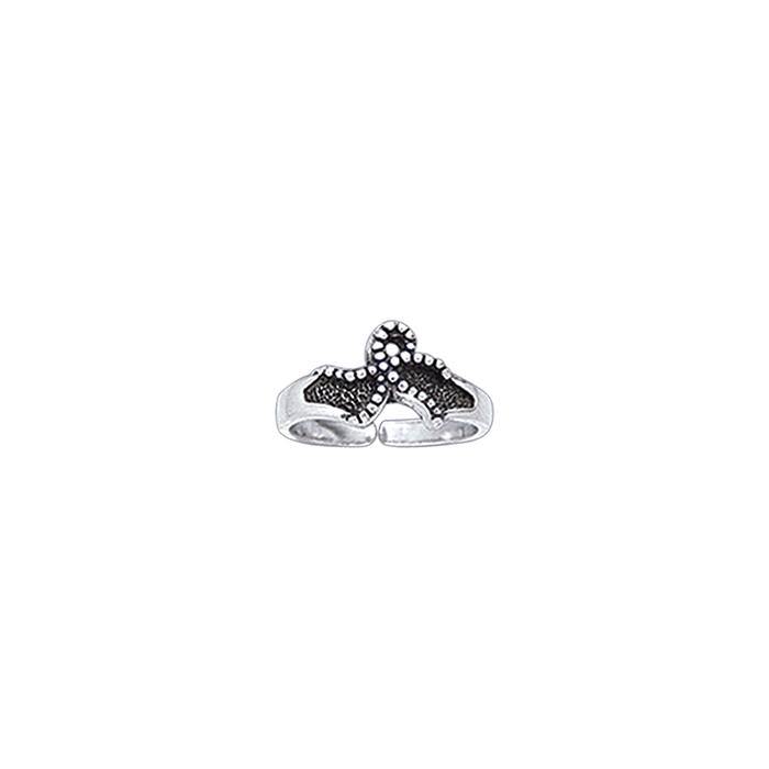 Starfish Sterling Silver Toe Ring TR3723 - Toe Rings