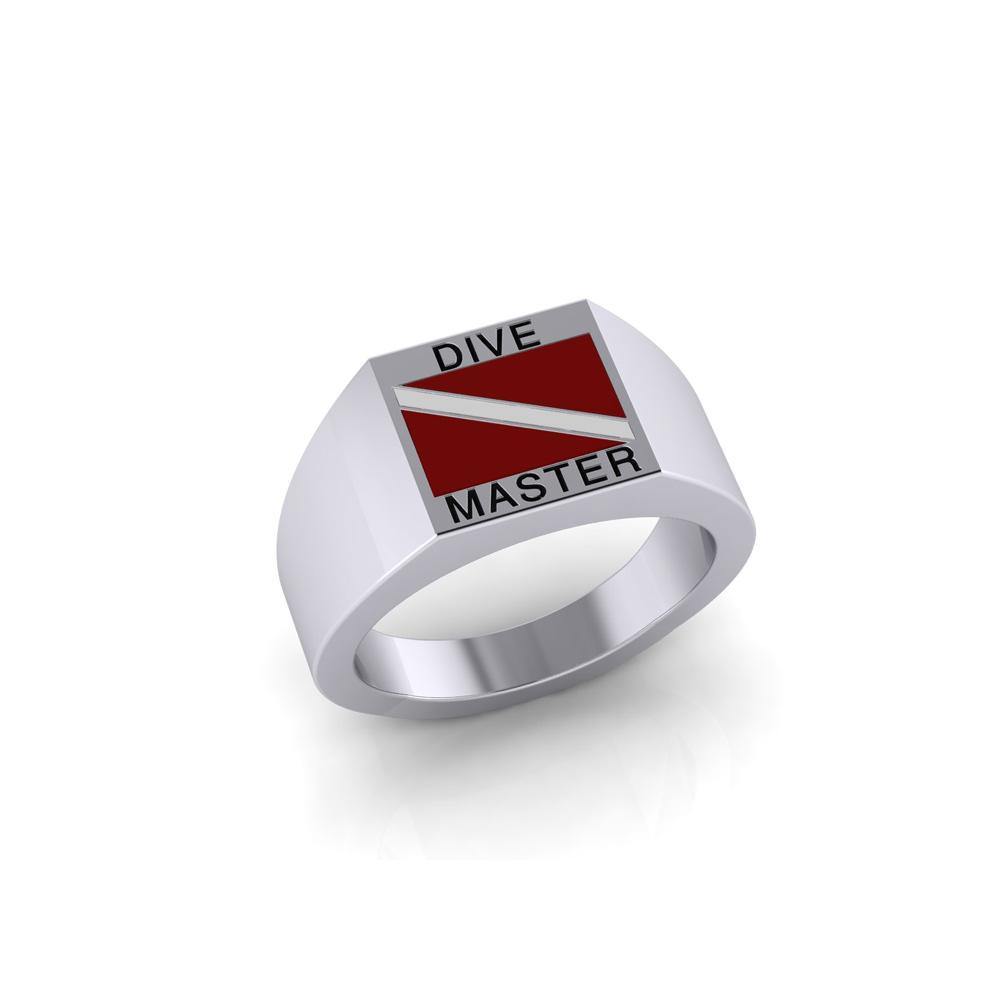 Dive Master Sterling Silver Ring TR3818 - Rings