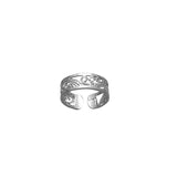 Waves Sterling Silver Toe Ring TR602 - Toe Rings