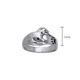 Sea Otter Sterling Silver Ring TRI106