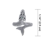 Mermaid Wrap Sterling Silver Ring TRI1328 - Rings