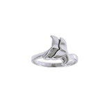 Double Whale Silver Wrap Ring Sterling Silver Ring TRI1418 - Rings