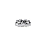 Rope Bend Knot Ring TRI1464 - Rings